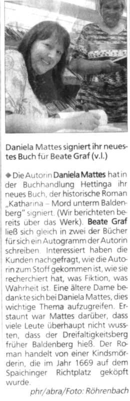 Pressebericht 23.Juli 2009